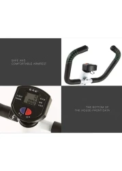 Marshal Fitness 3 in1 Multi Function Stepper with Twister, Handle and Dumbbell Stepper for Exercise, Adjustable Folding Workout Machine for Home or Gym with Waist Twister Digital Monitor Handle-1806D