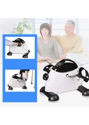 Max Strength Under Desk Bike Pedal Exerciser, Mini Cycle Exercise Bike For Leg/Arm Pedder Portable Home Exercise Bike, For Seniors/Office Workout Leg And Arm Exercise