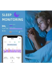 Smart Ring - Android Fitness Tracker &amp; Heart Rate Monitor Sleep Tracker, Calorie Counter, Pedometer ,Black Smart Ring for Men &amp; Women ,Fitness &amp; Health Monitoring