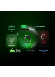 SEEKEN Gravity Ring Gen 1 Fitness Tracker Health Monitoring Touch Control Fashionable Stylish Smart Ring Premium Design.