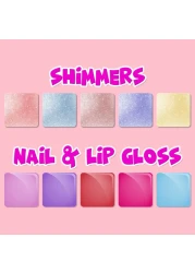 Barbie Movie Kids Makeup Kit for Girls Real Washable Toy Makeup Set Barbie Gift Play Makeup and Pretend Play Toys Ages 3 4 5 6 7 8 9 10 11 12