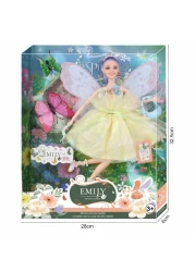 HK Emily Doll and Butterfly Set Yellow