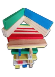 Wooden Toy Building and Stacking Counting Adding Subtracting Multiplication Indoor Game Toy Educational Toy for Kids (150 PCS)