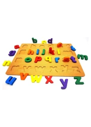 ABC Puzzle Shape Alphabet Toys with Puzzle Board and Letter Blocks, Preschool Educational Learning Toys Gift for Girls Boys
