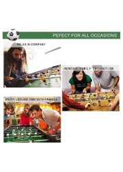 Yeasha,Wooden Mid-Sized Football Table Soccer Game With 4 Rods Toys For All Age.