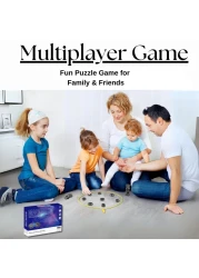 WHITE GAINS Magnetic Chess Set, 1-4 Player Portable Strategy Board Game, Educational Checkers &amp; Family Battle Chess, Travel-Friendly Magnetic Game with Storage Bag, Perfect Gift for Kids &amp; Adults