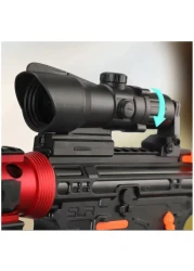 Gel Blaster Toy Gun Electric &ndash; Long Range Shooting with Scope &amp; 20,000 Gel Balls, Automatic Blaster with Tactical Attachments for Kids &amp; Adults &ndash; Outdoor Fun