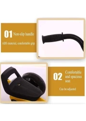 Generic Four-wheeled Kart Baby Stroller Toy Racing Steering Wheel Design Seat