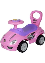 Lovely Baby Push Car 382A Ride on Toy Kids Car with Horn Button, High Backrest &amp; Storage - Pink