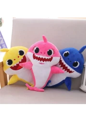 Baby Shark Singing Plush Toy with LED light (YELLOW)