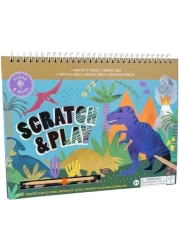 Floss &amp; Rock Enchanted Chalkboard Sketchbook - Reusable Drawing Set for Kids with Wipeable Chalk Pens, Coloring-IN, Tracing, Stencilling Or Drawing Your Own Creations!