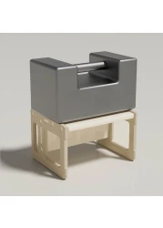 Little Story - Kids Study Table with Chair - Beige