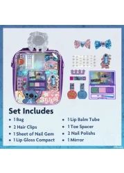Disney Lilo and Stitch Makeup Filled Shoulder Bag Includes Lip Gloss Nail Polish Hair Bow More for Girls Ideal for Ages 3 and Up Perfect for Parties Makeovers by Townley Girl