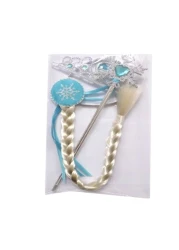 3-Piece Disney Frozen Princess Elsa Costume Cosplay Tiara Set - for girls