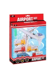 Power Joy Airport Playset GT-C8436 Multicolour Pack of 7