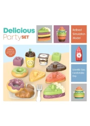 لوي يوان طقم ألعاب حفلات الطعام اللذيذ