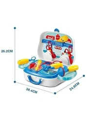 Generic Toys Pretend Play Doctor Set For Kids Medical Kit Nurse Carry Case On Wheels