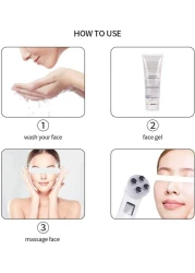 جهاز تجميل شد الجلد 5 في 1 ، جهاز تشديد الوجه بإضاءة ليد فوتون ، تجديد شباب الجلد EMS ميزوثيرابي لشد الوجه وعلاج الجمال