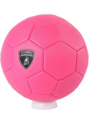 LAMBORGHINI #3 MACHINE SEWING PVC SOCCER BALL - PINK (Size 3)