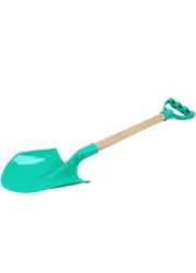 Premium Beach Shovel Set 2 Piece 57cm with Sharp &amp; Square Trowels Sturdy &amp; Durable, Mix Colors, Ages 3+