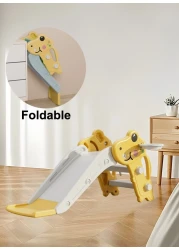 Fashion Kids Colorful Plastic Slide Dinosaur Animal Foldable Slide Toys For Baby