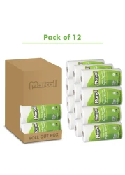 Marcal Paper Towels USizeIt Sheets 2 Ply 140 Sheets Per Roll 100 Recycled 12 Roll Out Rolls Per Case Green Seal Certified Paper Towel Rolls 06183