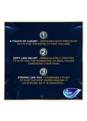 Fine Prestige 3 Ply Velvety Soft Tissue 96 Sheets Pack of 5