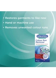 Dr.Beckmann Colour Run Remover White 75g Pack of 2