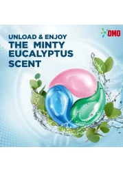 OMO 3in1 Laundry Capsules Eucalyptus Stain Removal Detergent 15 Pods