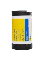 Mychoice 5 Gallon Oxo Bio-Degradable 45 x 52cm Black 60 Garbage Bags