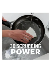 3M Scotch-Brite Greener Clean Non-Scratch Recycled Scrub Sponges 3.3x2.6inch 6 PCS