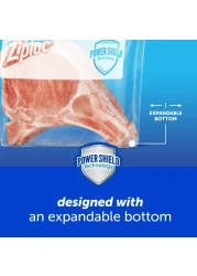 Ziploc Gallon Food Storage Freezer Slider Bags Power Shield Technology for More Durability 24 Count