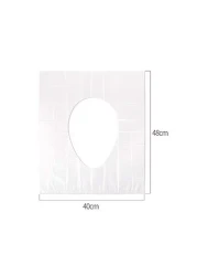 AIWANTO Disposable Toilet Seat Covers Potty Seat Covers Travel Pack (10-Count, Individually Wrapped) for Adults Kids Using Public Toilets Toddler Potty Training