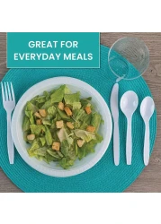 Lavish 200-Pack Of 10 Inch Disposable Plastic Plates For Tableware Birthday Parties Office Home Events Camping 26Cm