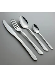 Cuisine Art Sasa 16 Piece Stainless Steel Cutlery Set, Silver