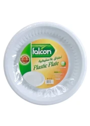Falcon Plastic Plates 18cm White 25 PCS