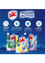 DAC Power Active Lemon Toilet Rim Block Duo Pack 100g