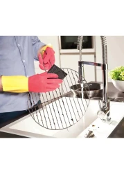 Vileda Glitzi Power Inox Dishwashing Metallic Scourer Silver 2 PCS