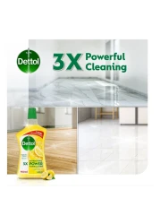 Dettol 3X Antibacterial Power Floor Cleaner Lemon 900ml