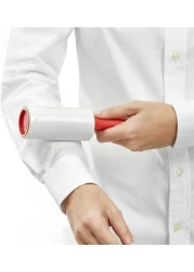 Lint Roller Clothes Brush, Pet Hair Remover, Value Pack/3 Rollers, RED,