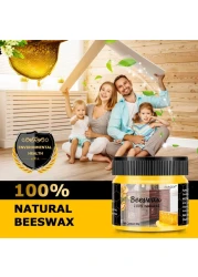 CARGEN Beeswax Furniture Polish Wood Seasoning Beeswax for Furniture Wood Polish for Floor Tables Chairs Cabinets for Home Furniture to Protect and Care 1pcs Wood Wax and Sponge