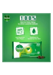 Dettol Anti Bacterial Original Skin 20 Wipes