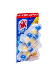 داك قطع على شكل كريات لتنظيف وتبييض المرحاض برائحة الليمون 50 غرام حزمة من 3