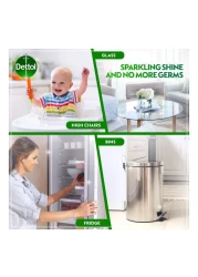 ديتول منظف متعدد الإستخدامات برائحة الليمون 3 لتر مع ديتول منظف فعال لكل الاستخدمات 500 ملل