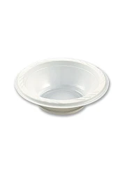 فن وعاء للاستعمال مرة واحدة للإستخدام اليومي 10 سم أبيض 50 قطعة