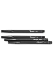 Sharpie Felt Tip Pens Fine Point 04Mm Felt Tip Markers Journaling Pens Art Markers Drawing Markers Black 4 Count