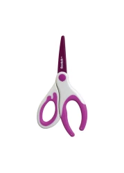 Scotch Designer Scissors 1581DS-Green. Stainless steel blade, 8 in (20cm). 1 scissor/card