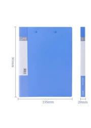 Aiwanto 2pcs A4 Sheet Holder Business File Clip File Resume Office Papers Holder Files Stationary Document Holder File