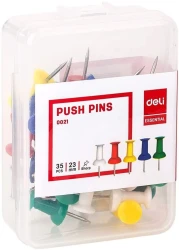 Generic Deli 1Set/35Pcs Color Push Pin Office Push Pin Office Supplies Office Stationery