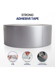 24 Rolls Duct Tape, 2 inches x 15 yards Strong Adhesive Silver Tape for Packing, Kitchen Home, Office, Indoor &amp; Outdoor Use